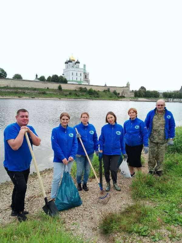 Сотрудники Псковского филиала ФГБНУ «ВНИРО» провели субботник